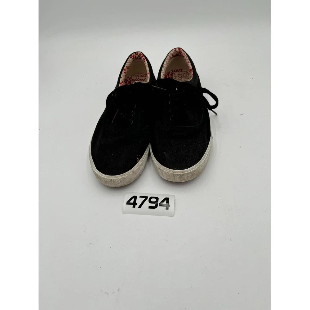 BucketFeet Basic Lace Up 10100-0017-100 Sneakers Shoes Mens US 11 Black Low Top